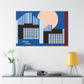 Verdant Plane- Midcentury - Canvas