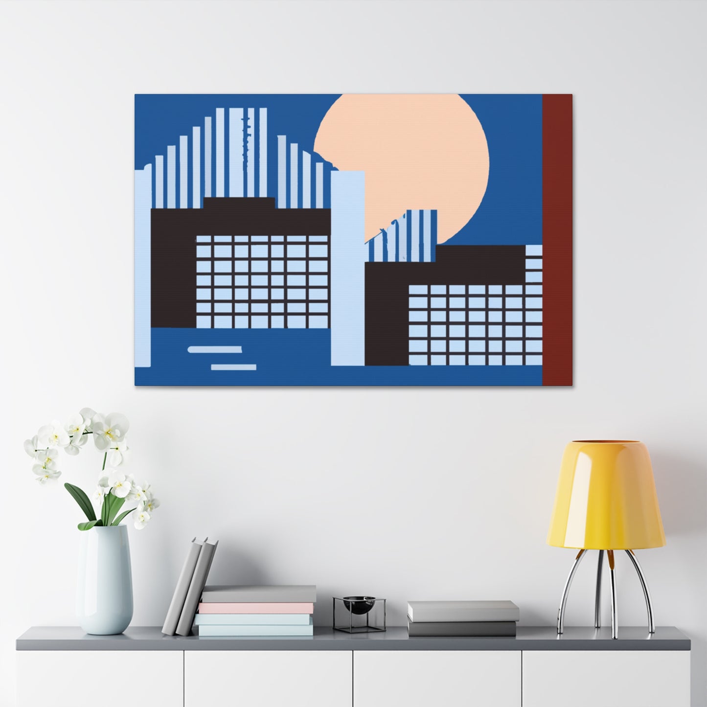 Verdant Plane- Midcentury - Canvas