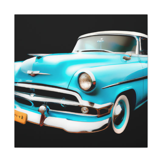"Marine Marvel" - Automobile Canvas