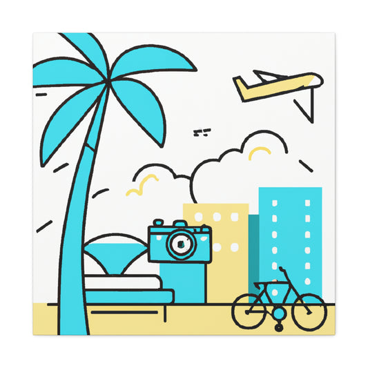 Blue Skyless - Minimalism - Canvas