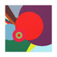 "Cheerful Vibes - Midcentury" - Canvas