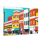 Jukebox Avenue - Pop Art Canvas