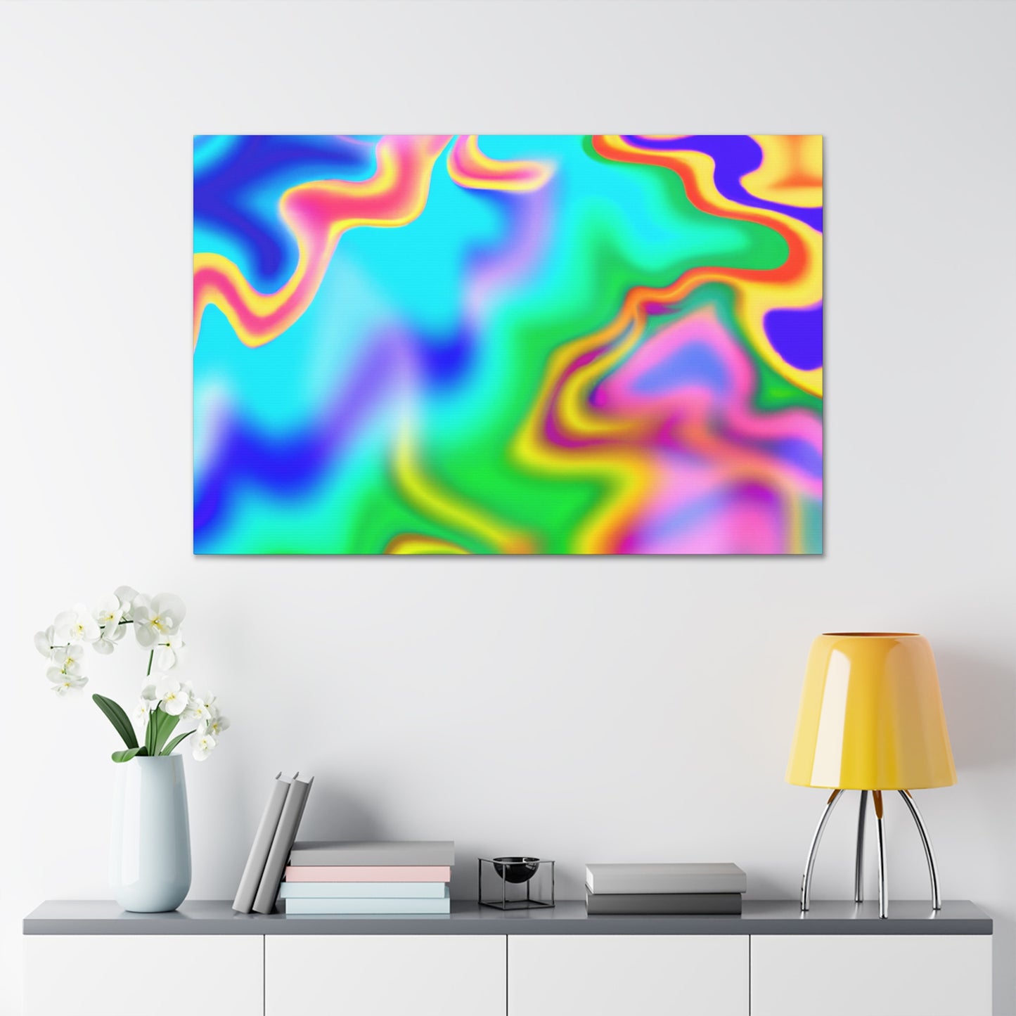 Dolphin's Breath - Abstract - Canvas