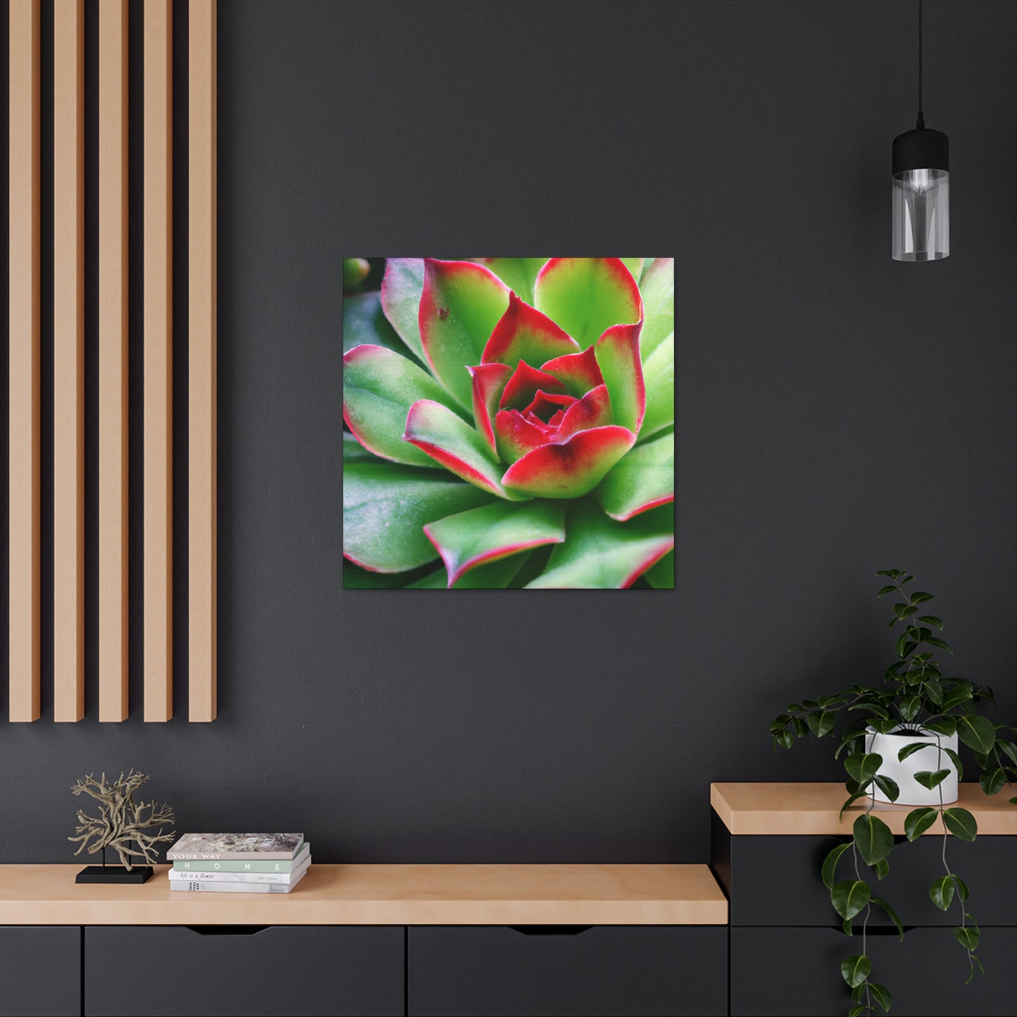 Ariadne of the Red Thread. - Canvas - Succulent