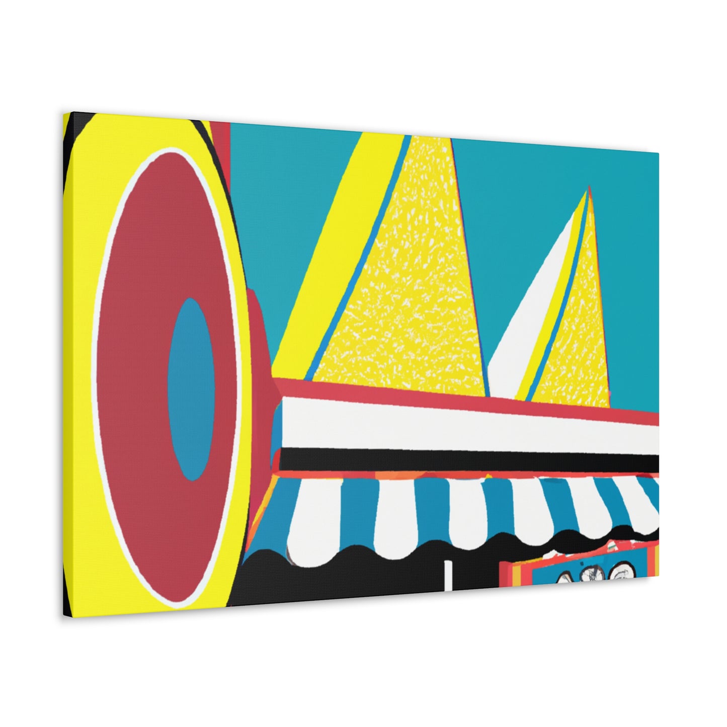 Sunshine Records - Canvas Pop Art