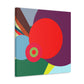 "Cheerful Vibes - Midcentury" - Canvas