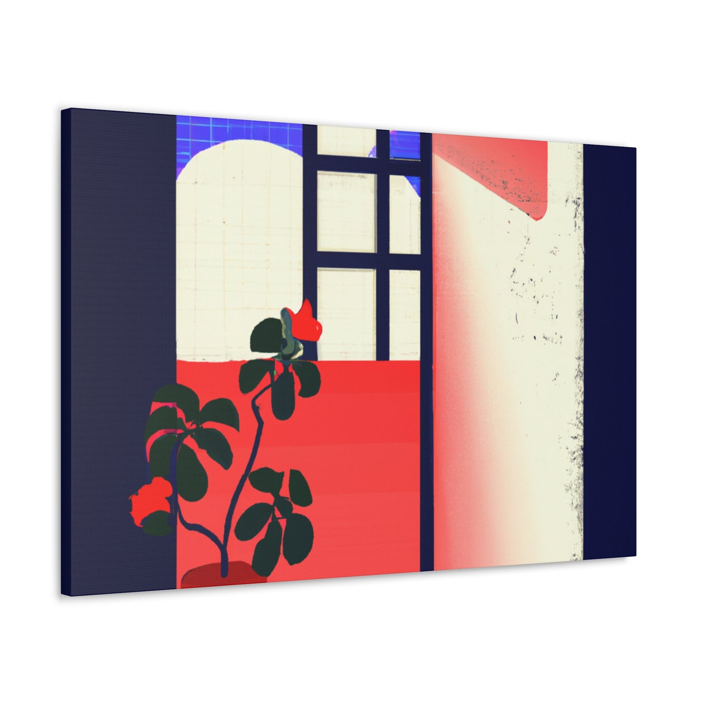 Diner Wheel - Midcentury - Canvas