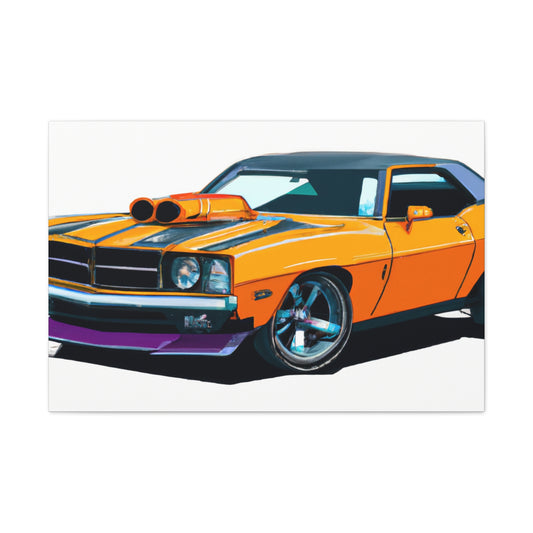 Drag Race Superstar - Automobile - Canvas