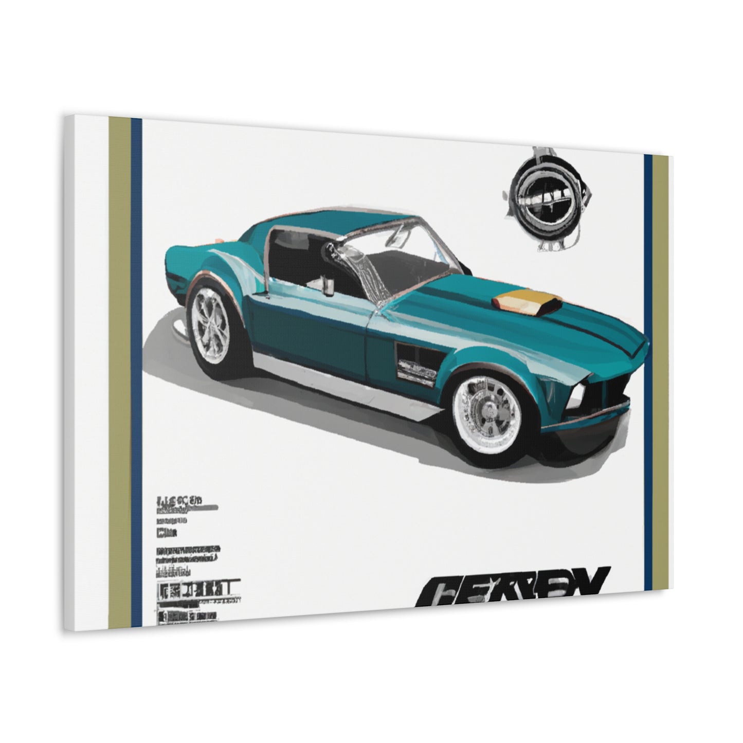 Firebolt - Automobile - Canvas