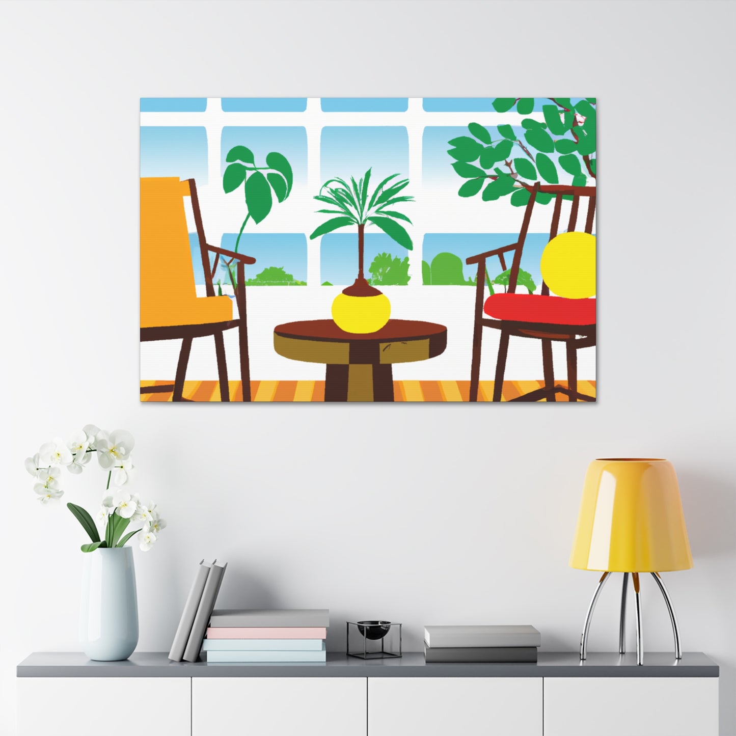 Vibrance Vibe- Midcentury - Canvas