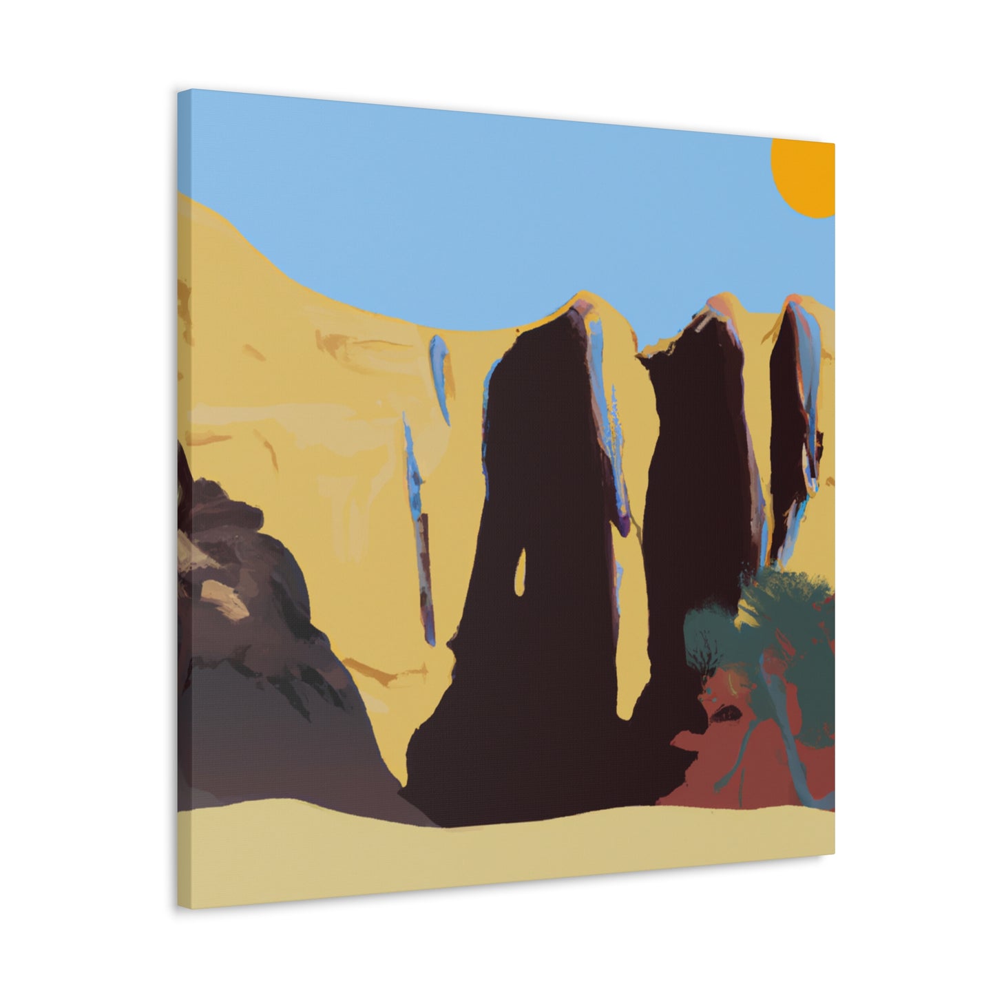 Desert Starlight - Landscape - Canvas