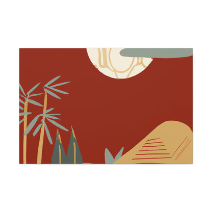 "Retro Refuge - Midcentury" - Canvas