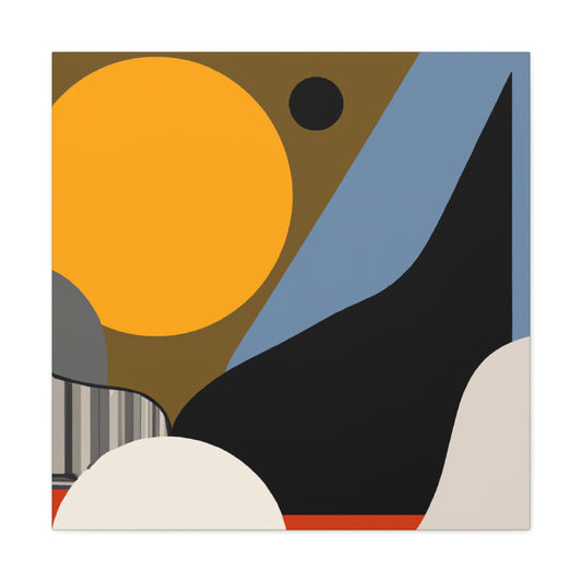 Vibrant Horizons - Midcentury - Canvas