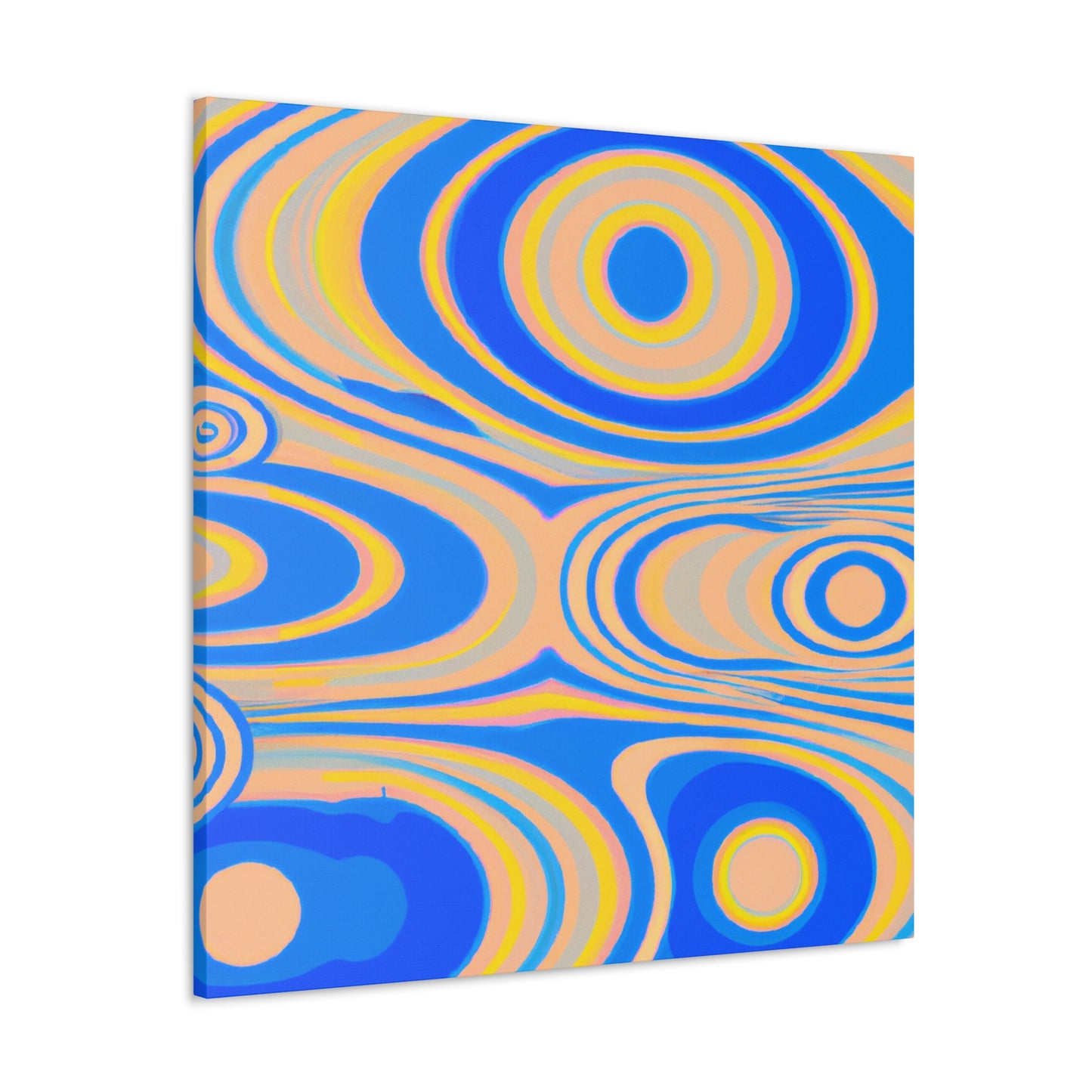Aqua Flesh - Abstract - Canvas