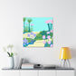 Butterfly Dreams - Landscape - Canvas