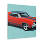 The Burnout Bronco - Automobile - Canvas