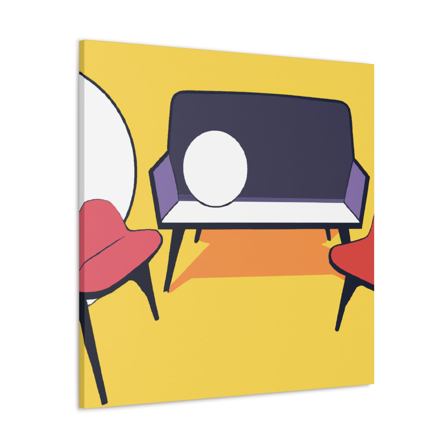 Urban Oasis- Midcentury - Canvas