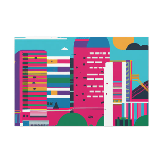 Arriba South America - Canvas