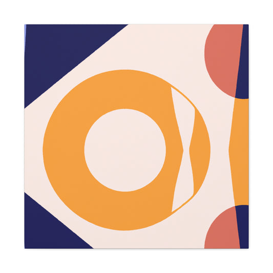 Spiraled Reflections - Midcentury - Canvas