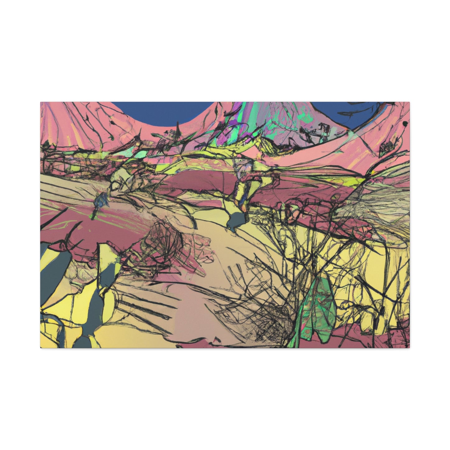 Scorching Sands Landscape - Canvas - Desert