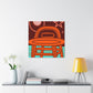 Modernized Monument- Midcentury - Canvas