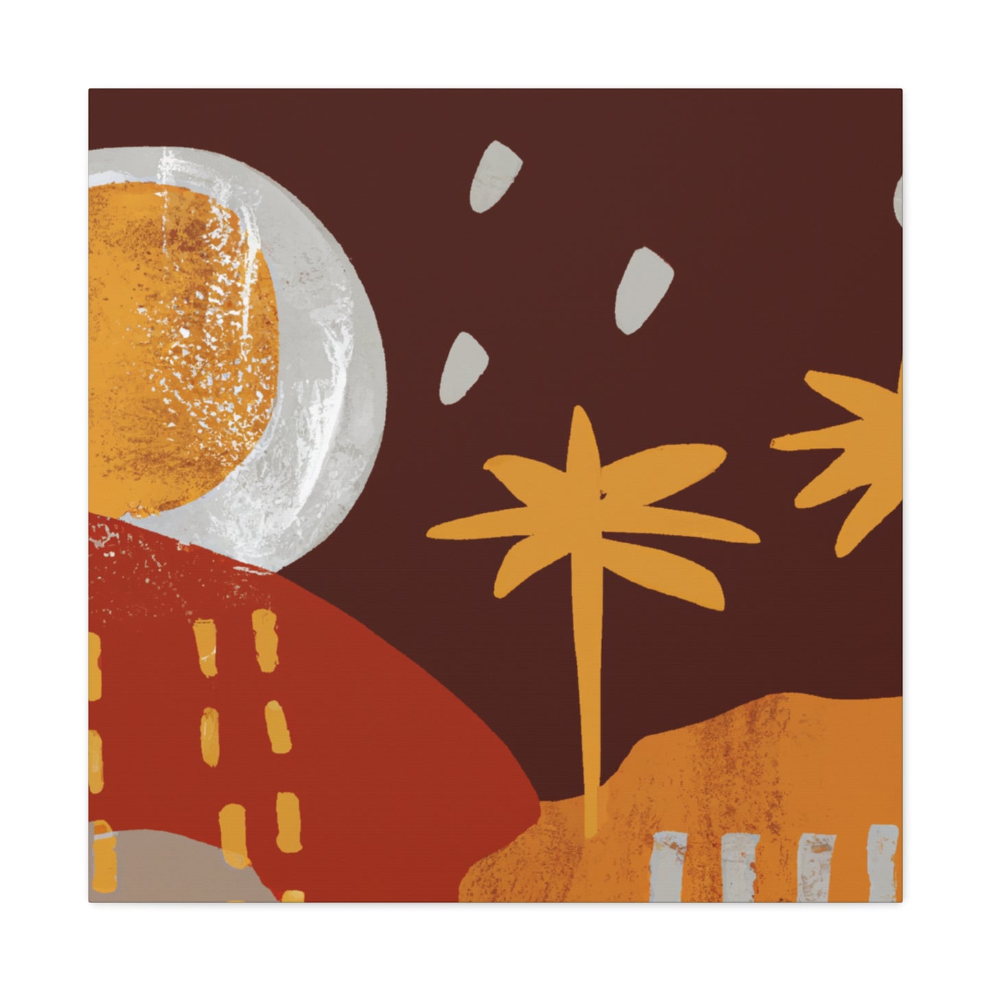 Mystic Breeze - Midcentury - Canvas