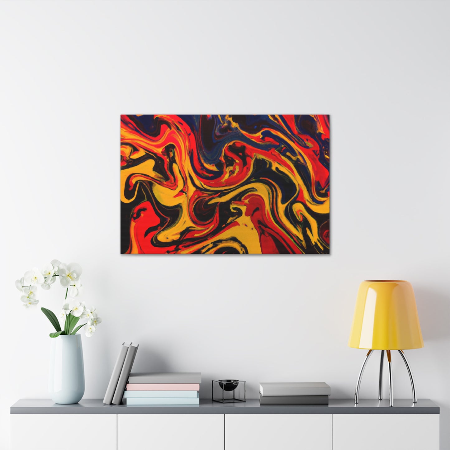 Burning Water- Canvas - Abstract
