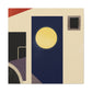 Groovy Starburst - Midcentury - Canvas
