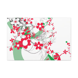 Peony Parade - Floral - Canvas