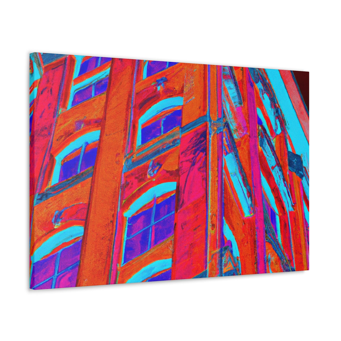 Art Modulo: a modernist building style which combines elements of classic Art Deco streamlined and symmetrical designs with modular, geometric components. - Canvas