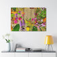 "Butterfly Blooms" - Canvas - Floral