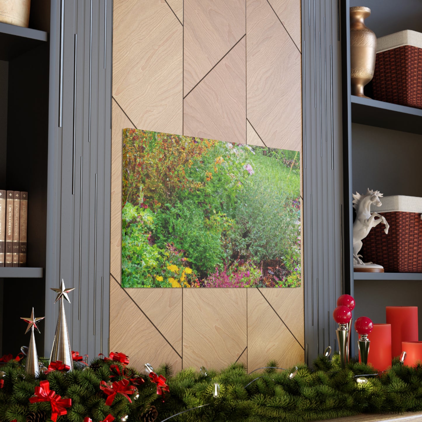 Summertime Garden Dance. - Canvas - Floral