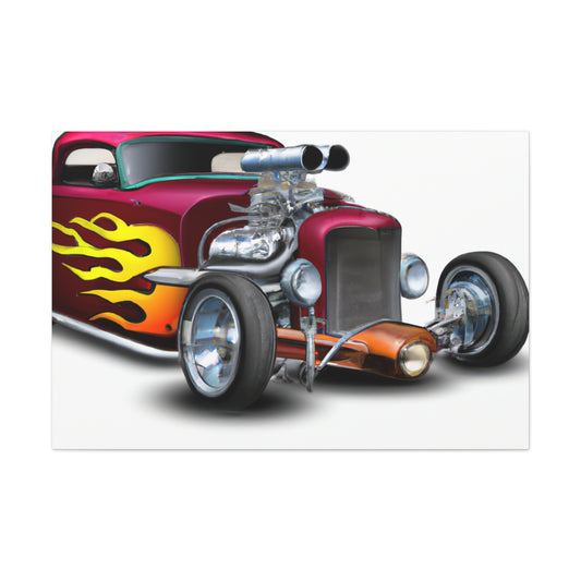Retro Burner - Automobile - Canvas