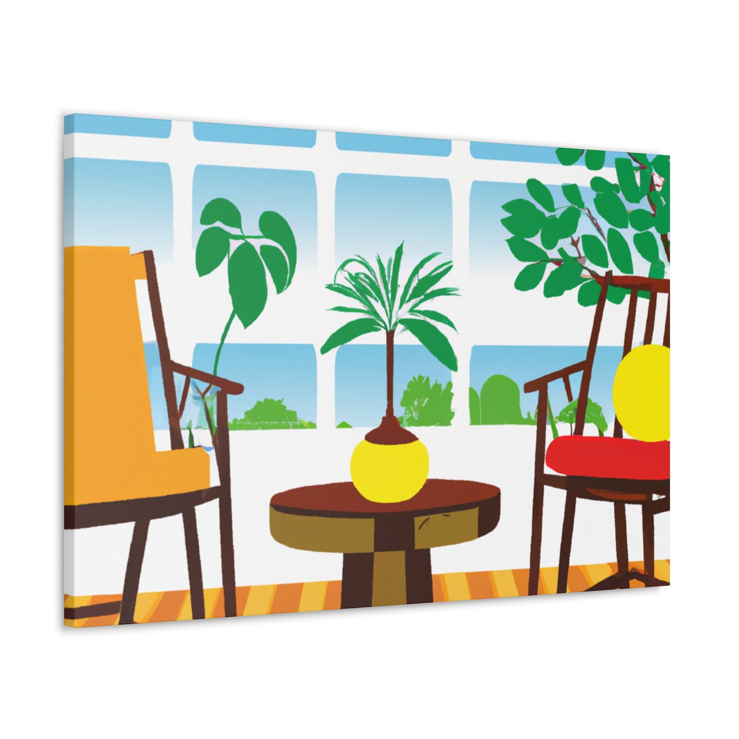 Vibrance Vibe- Midcentury - Canvas
