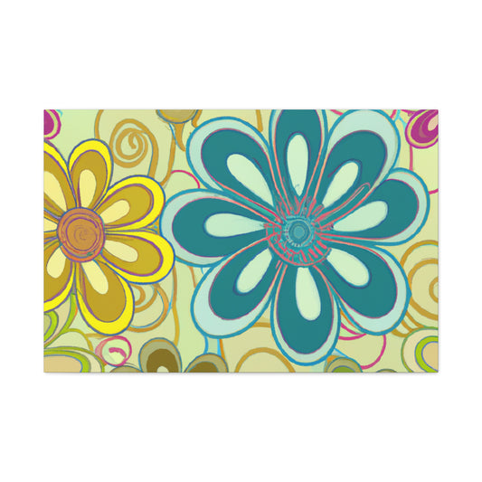 Blossomy - Floral - Canvas