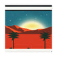 Vivid Hummingbird- Midcentury - Canvas