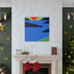 Flammaclawed Lion - Midcentury Canvas