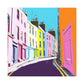 Magnolia City - New Orleans - Architectural - Canvas