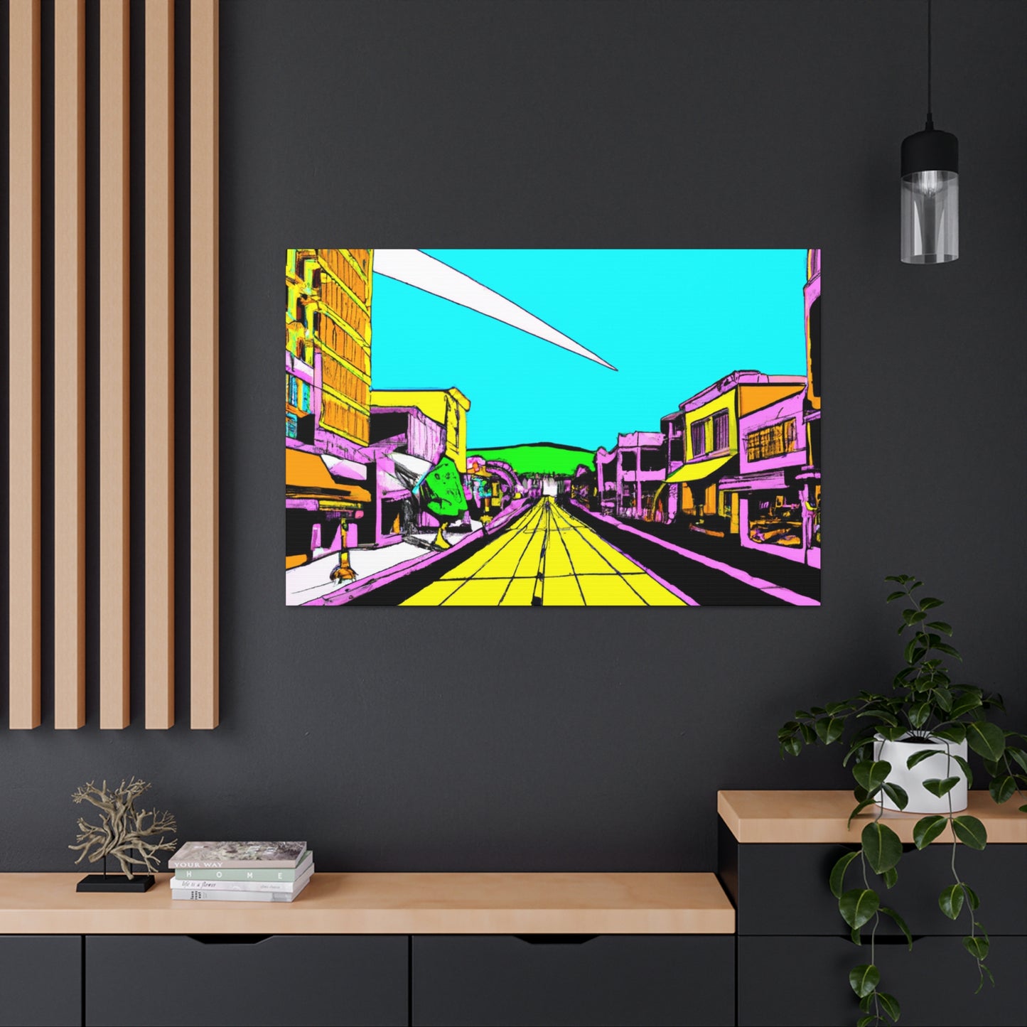 Sunset Blvd - Canvas Pop Art