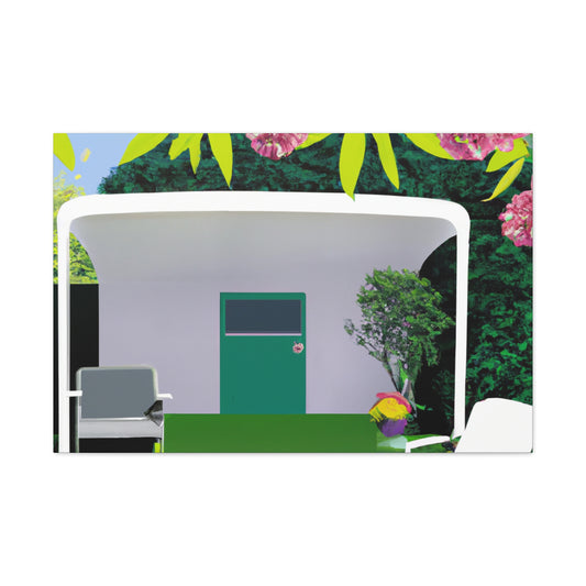 Vivid Vista - Midcentury - Canvas