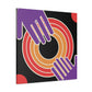 Cascading Charm - Midcentury - Canvas