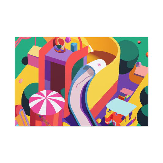 Cotton Candy Castle-Amusement - Canvas