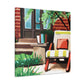 "Cheery Bliss- Midcentury" - Canvas
