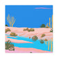 Blue Desert Mirage – Landscape - Canvas