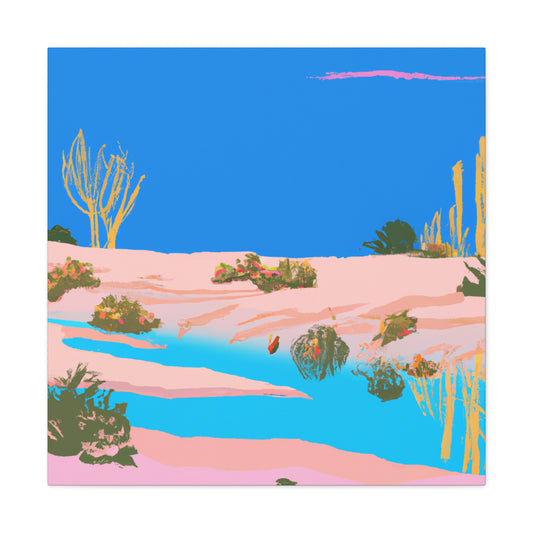 Blue Desert Mirage – Landscape - Canvas