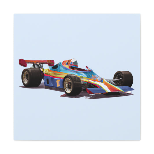 Blue Streak - Automobile - Canvas
