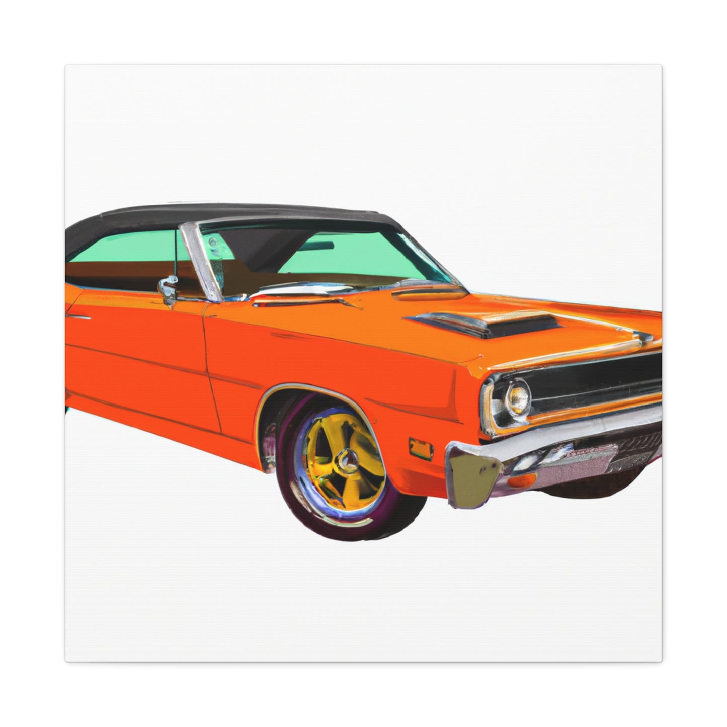 Blue Streak - Automobile - Canvas