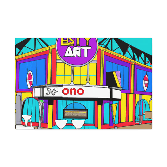 Twisty Time Soda Shop - Canvas