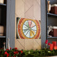 "Playful Pizza" - Glass Canvas