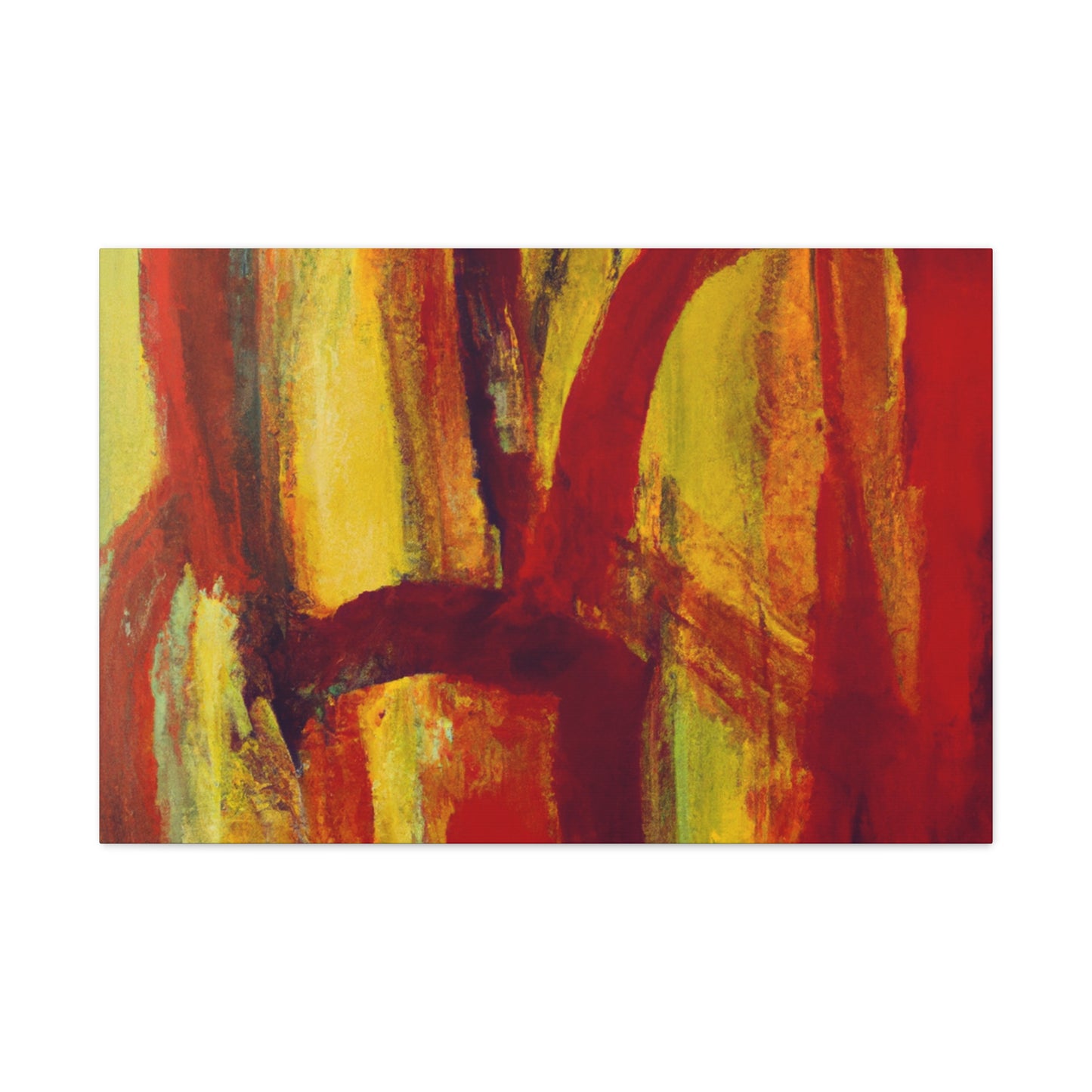 Fire Field - Abstract Canvas